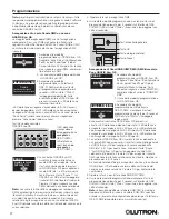 Preview for 22 page of Lutron Electronics QSE-CI-DMX Installation And Operation Instructions Manual