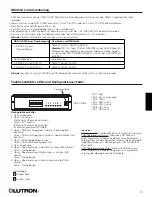 Preview for 27 page of Lutron Electronics QSE-CI-DMX Installation And Operation Instructions Manual