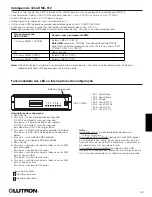 Preview for 33 page of Lutron Electronics QSE-CI-DMX Installation And Operation Instructions Manual