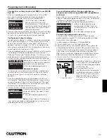 Preview for 35 page of Lutron Electronics QSE-CI-DMX Installation And Operation Instructions Manual