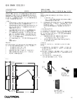 Preview for 37 page of Lutron Electronics QSE-CI-DMX Installation And Operation Instructions Manual