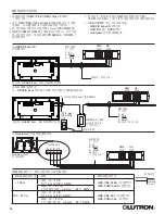 Preview for 38 page of Lutron Electronics QSE-CI-DMX Installation And Operation Instructions Manual