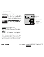 Предварительный просмотр 105 страницы Lutron Electronics QSGR-16D Quick Installation And Operation Manual