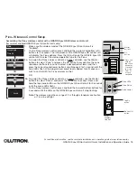 Предварительный просмотр 18 страницы Lutron Electronics QSGR-3PCE Quick Installation And Operation Manual