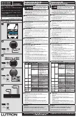 Preview for 2 page of Lutron Electronics QSN-2DALUNV-S Install Manual