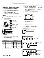 Lutron Electronics QSPS-P1-1-50 Installation Instructions предпросмотр