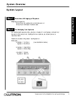 Preview for 9 page of Lutron Electronics RadioRA RA-SBT-CHR Setup And Installation Manual