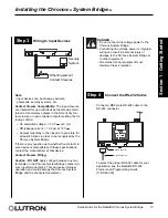 Preview for 13 page of Lutron Electronics RadioRA RA-SBT-CHR Setup And Installation Manual