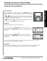 Preview for 15 page of Lutron Electronics RadioRA RA-SBT-CHR Setup And Installation Manual