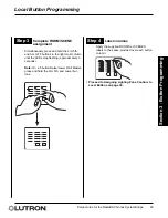 Предварительный просмотр 29 страницы Lutron Electronics RadioRA RA-SBT-CHR Setup And Installation Manual