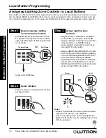 Предварительный просмотр 30 страницы Lutron Electronics RadioRA RA-SBT-CHR Setup And Installation Manual