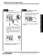 Предварительный просмотр 39 страницы Lutron Electronics RadioRA RA-SBT-CHR Setup And Installation Manual