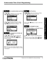 Предварительный просмотр 53 страницы Lutron Electronics RadioRA RA-SBT-CHR Setup And Installation Manual