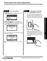 Предварительный просмотр 57 страницы Lutron Electronics RadioRA RA-SBT-CHR Setup And Installation Manual