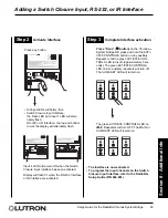 Предварительный просмотр 93 страницы Lutron Electronics RadioRA RA-SBT-CHR Setup And Installation Manual