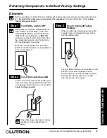 Предварительный просмотр 95 страницы Lutron Electronics RadioRA RA-SBT-CHR Setup And Installation Manual