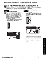 Предварительный просмотр 97 страницы Lutron Electronics RadioRA RA-SBT-CHR Setup And Installation Manual