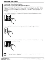 Preview for 5 page of Lutron Electronics RadioRA Homeowner'S Manual