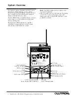 Preview for 2 page of Lutron Electronics RadioTouch RTA-RS232 Setup And Installation Manual