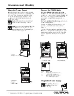 Preview for 4 page of Lutron Electronics RadioTouch RTA-RS232 Setup And Installation Manual