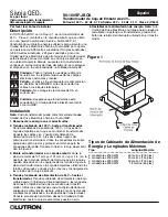 Preview for 3 page of Lutron Electronics Sivoia QED SV-100SF-JBOX Installation Instructions Manual