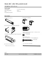 Preview for 2 page of Lutron Electronics Sivoia QS roller 100 Installation Instructions Manual