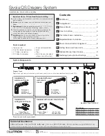 Preview for 1 page of Lutron Electronics Sivoia QS Installation Manual