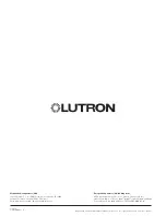 Preview for 12 page of Lutron Electronics Sivoia QS Installation Manual