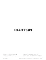 Preview for 24 page of Lutron Electronics Sivoia QS Installation Manual