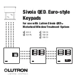 Lutron Electronics SQE-2 Manual preview