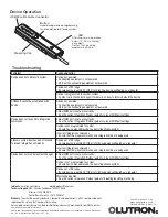 Preview for 2 page of Lutron Electronics Stanza SZ-CI-USB-CPN5138 Installation Instructions