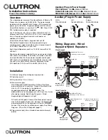 Lutron Electronics T120-15DC-9-BL Installation Instructions preview