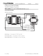 Предварительный просмотр 14 страницы Lutron Electronics TouchPRO Wireless LR-HWLV-HVAC Manual