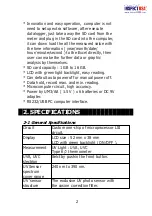 Preview for 4 page of Lutron Electronics YK-37UVSD Operation Manual