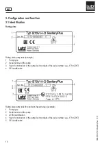 Предварительный просмотр 18 страницы Lutz B70V-H-D SanitaryPlus Translation Of The Original Instructions