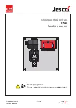 Preview for 1 page of Lutz JESCO C 7523 Operating Instructions Manual