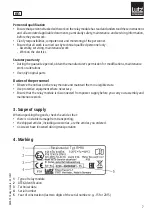 Предварительный просмотр 7 страницы Lutz NG10 Manual