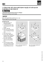 Предварительный просмотр 20 страницы Lutz NG10 Manual