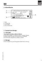 Preview for 9 page of Lutz SafetyBox Translation Of The Original Instructions