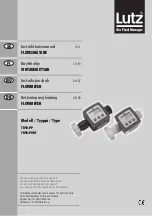 Предварительный просмотр 137 страницы Lutz TR90-PP Operating Instructions Manual