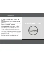 Preview for 8 page of Luvelo LPMG700 Instructions Manual