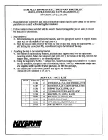 Preview for 1 page of Luverne 415078 Installation Instructions