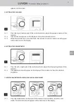 Предварительный просмотр 9 страницы Luvion Platinum 4 Instruction Manual