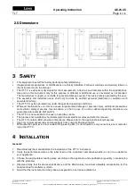 Preview for 8 page of Luwa 28896 Operating Instructions Manual