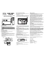 Предварительный просмотр 1 страницы Lux Products 9000RF Instructions