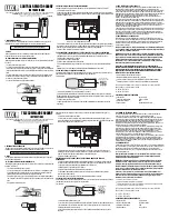 Предварительный просмотр 2 страницы Lux Products 9000RF Instructions