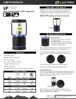 Preview for 1 page of Lux Products LP1512 User Manual