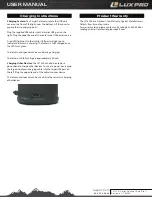 Preview for 2 page of Lux Products LP1530 User Manual