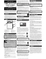 Lux Products LuxPro PSD011Wa Installation And Operating Instructions preview