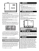 Preview for 3 page of Lux Products LUXPRO PSDH121B-010 Installation And Operating Instructions